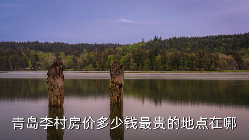 青島李村房價多少錢最貴的地點在哪