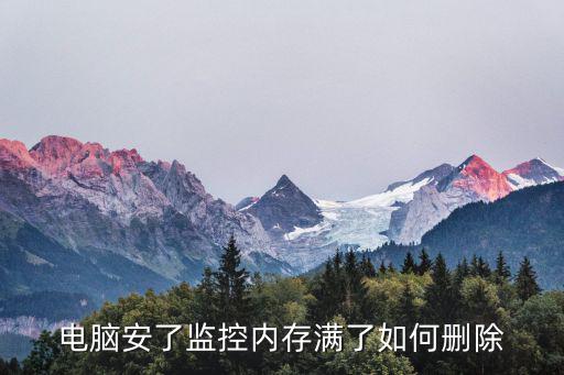 電腦安了監控內存滿了如何刪除
