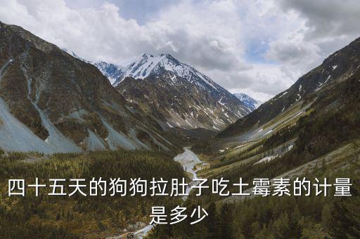 四十五天的狗狗拉肚子吃土霉素的計量是多少