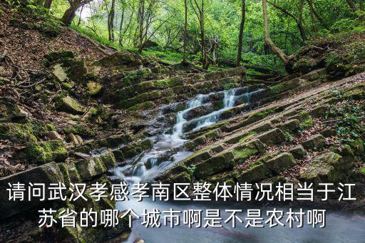 請問武漢孝感孝南區整體情況相當于江蘇省的哪個城市啊是不是農村啊