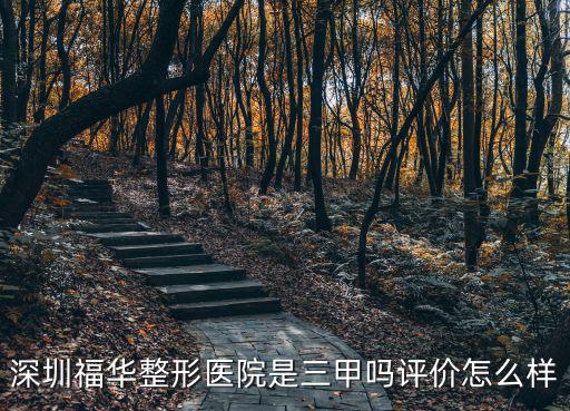 深圳福華整形醫院是三甲嗎評價怎么樣