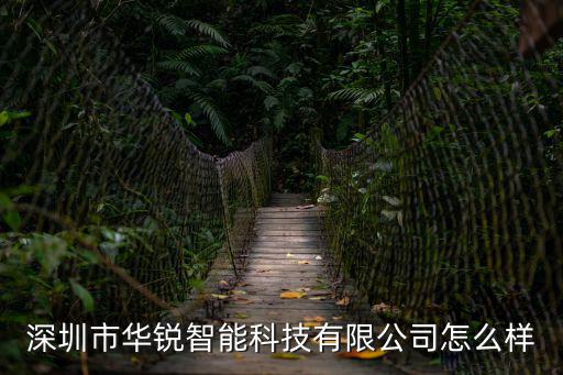 深圳市華銳智能科技有限公司怎么樣