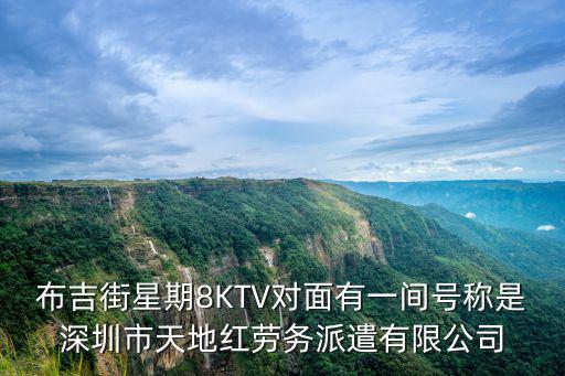 布吉街星期8KTV對面有一間號稱是深圳市天地紅勞務派遣有限公司