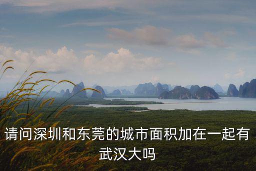請問深圳和東莞的城市面積加在一起有武漢大嗎