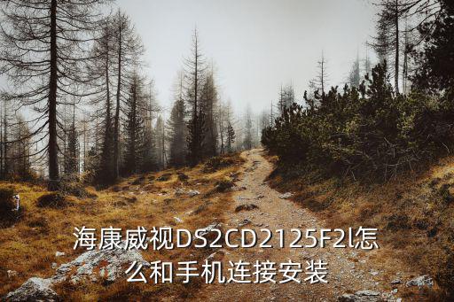 海康威視 接頭怎么安裝，海康威視DS2CD2125F2l怎么和手機(jī)連接安裝