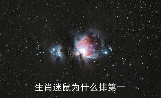 生肖迷鼠為什么排第一