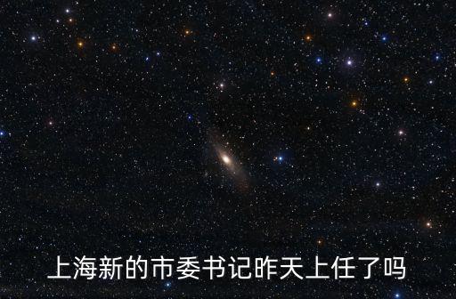 上海新的市委書記昨天上任了嗎
