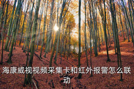 海康威視視頻采集卡和紅外報警怎么聯動