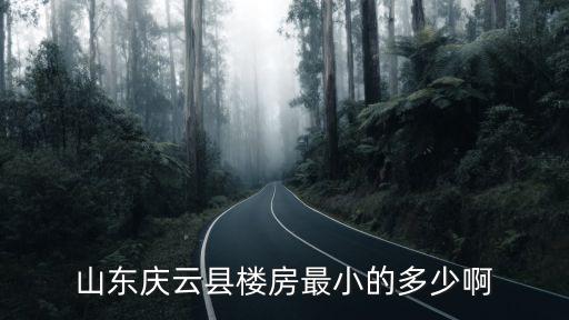 山東慶云縣樓房最小的多少啊