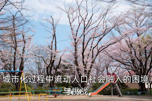 城市化過程中流動人口社會融入的困境與挑戰