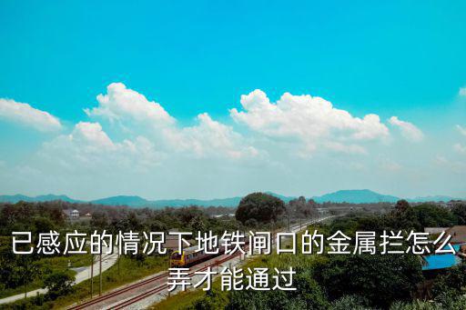 已感應(yīng)的情況下地鐵閘口的金屬攔怎么弄才能通過