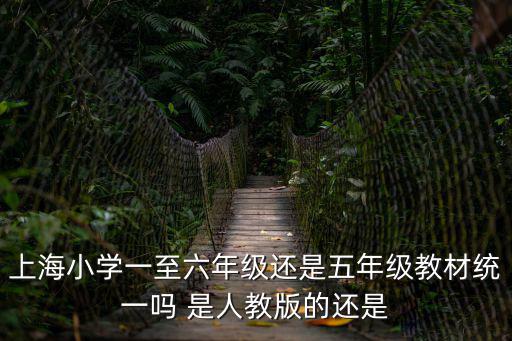 上海小學(xué)一至六年級還是五年級教材統(tǒng)一嗎 是人教版的還是