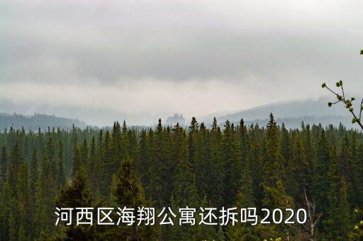 河西區海翔公寓還拆嗎2020