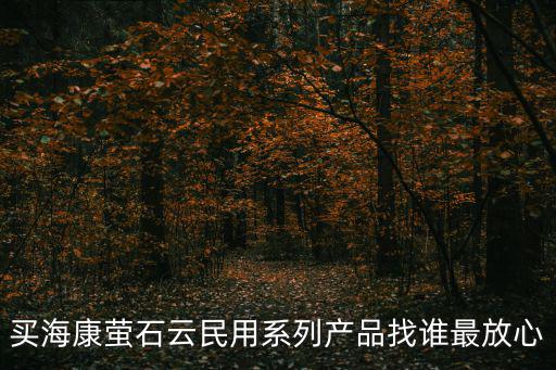 買海康螢石云民用系列產品找誰最放心