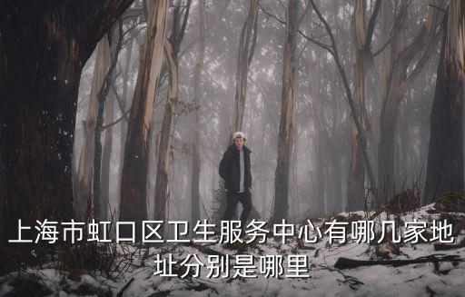 上海市虹口區(qū)衛(wèi)生服務(wù)中心有哪幾家地址分別是哪里