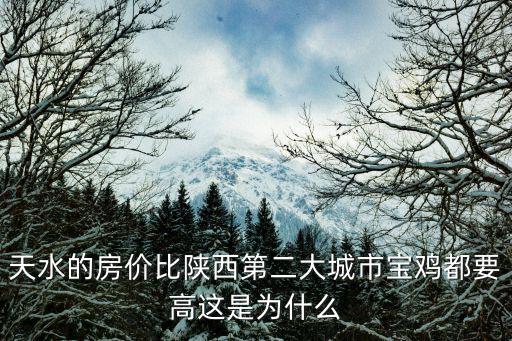 甘肅省哪個城市房價最高，甘肅省武威市的房價為什么那么高