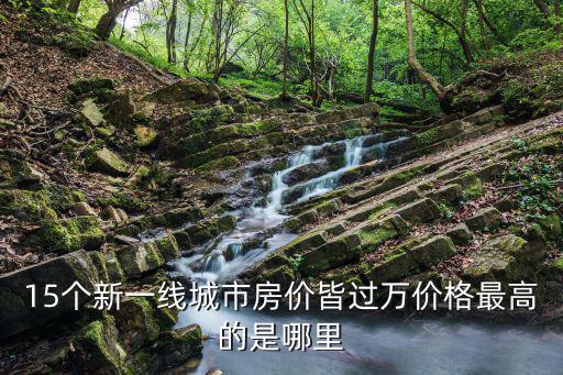 15個新一線城市房價皆過萬價格最高的是哪里