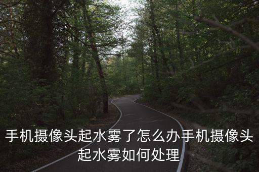 手機攝像頭起水霧了怎么辦手機攝像頭起水霧如何處理