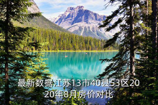 最新數(shù)據(jù)江蘇13市40縣53區(qū)2020年8月房價(jià)對(duì)比