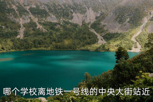 哪個學校離地鐵一號線的中央大街站近