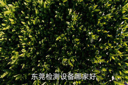 東莞檢測(cè)設(shè)備哪家好