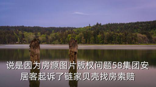 說(shuō)是因?yàn)榉吭磮D片版權(quán)問(wèn)題58集團(tuán)安居客起訴了鏈家貝殼找房索賠