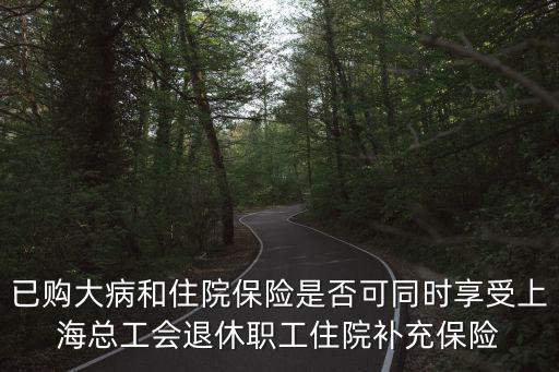 已購(gòu)大病和住院保險(xiǎn)是否可同時(shí)享受上海總工會(huì)退休職工住院補(bǔ)充保險(xiǎn)