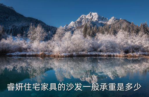 睿妍住宅家具的沙發(fā)一般承重是多少