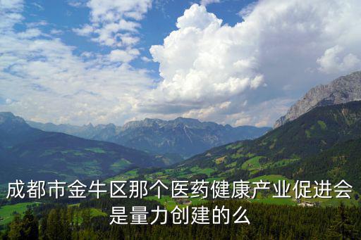 成都市金牛區政府辦公室副主任，成都市金牛區那個醫藥健康產業促進會是量力創建的么