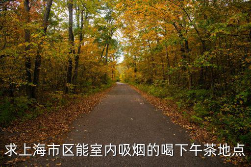 求上海市區能室內吸煙的喝下午茶地點