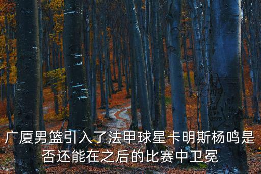 廣廈男籃引入了法甲球星卡明斯楊鳴是否還能在之后的比賽中衛(wèi)冕