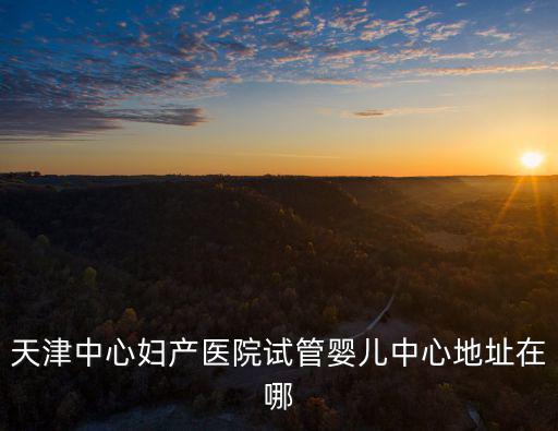 天津中心婦產醫院試管嬰兒中心地址在哪