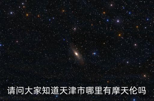 請問大家知道天津市哪里有摩天倫嗎