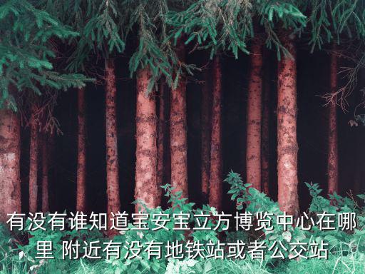 有沒有誰知道寶安寶立方博覽中心在哪里 附近有沒有地鐵站或者公交站