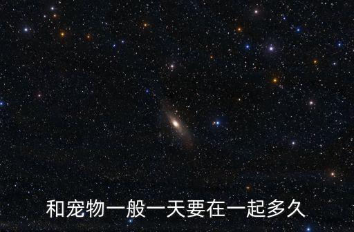 和寵物一般一天要在一起多久