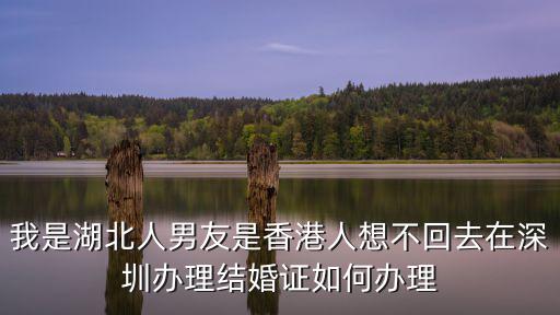 我是湖北人男友是香港人想不回去在深圳辦理結婚證如何辦理