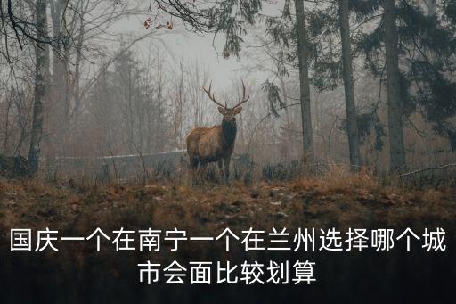 國慶一個在南寧一個在蘭州選擇哪個城市會面比較劃算