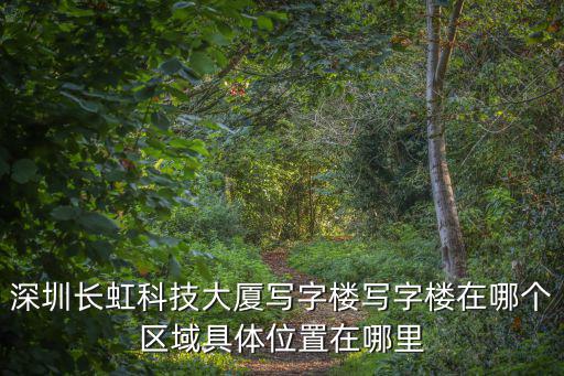 深圳長(zhǎng)虹科技大廈寫(xiě)字樓寫(xiě)字樓在哪個(gè)區(qū)域具體位置在哪里