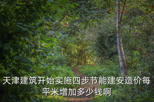 天津建筑開始實(shí)施四步節(jié)能建安造價(jià)每平米增加多少錢啊