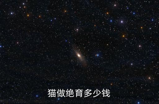 絕育多少錢，小母狗做絕育大概要多少錢