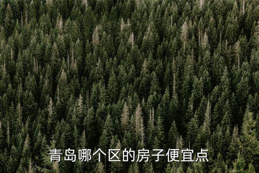 青島哪個(gè)區(qū)的房子便宜點(diǎn)
