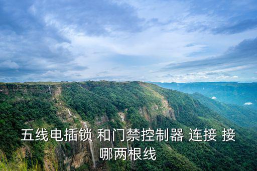 五線電插鎖 和門禁控制器 連接 接哪兩根線