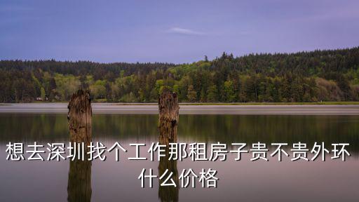 想去深圳找個工作那租房子貴不貴外環什么價格