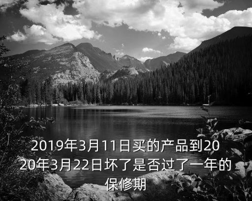 2019年3月11日買的產(chǎn)品到2020年3月22日壞了是否過了一年的保修期