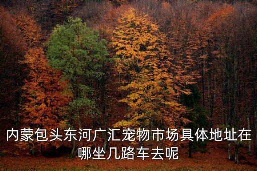 包頭狗市場在哪里電話是多少，內(nèi)蒙包頭東河廣匯寵物市場具體地址在哪坐幾路車去呢
