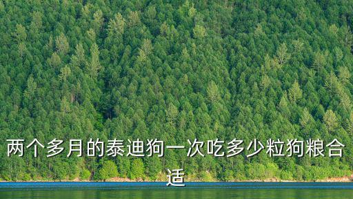 兩個多月的泰迪狗一次吃多少粒狗糧合適