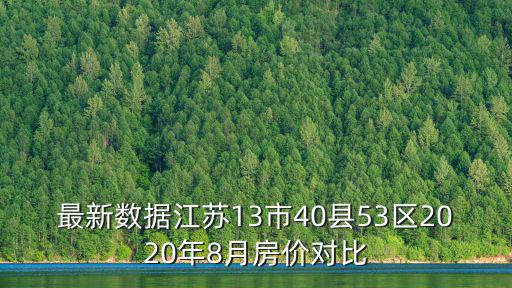 最新數(shù)據(jù)江蘇13市40縣53區(qū)2020年8月房?jī)r(jià)對(duì)比