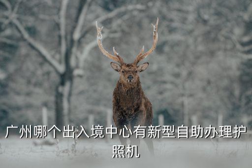 廣州哪個出入境中心有新型自助辦理護照機