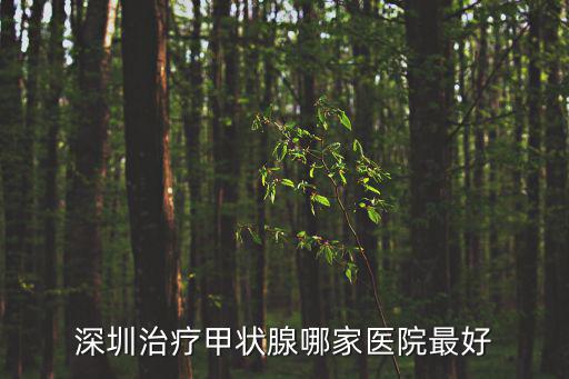 深圳治療甲狀腺哪家醫(yī)院最好