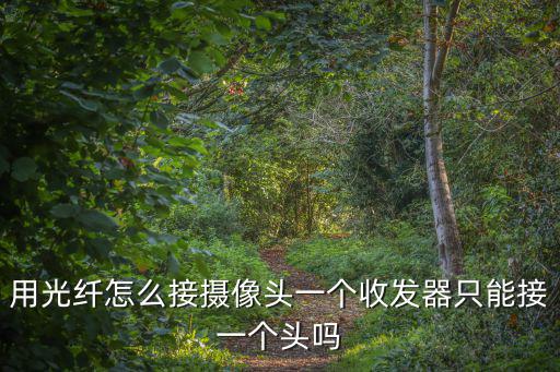 用光纖怎么接攝像頭一個收發(fā)器只能接一個頭嗎